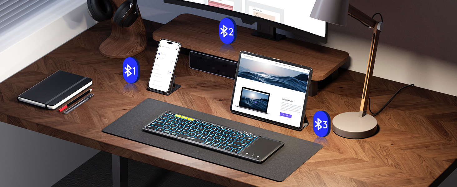 FULL SIZE foldable keyboard