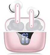 Nequga Wireless Earbuds Bluetooth Headphones, 50H Playtime Ear Buds with Mic, LED Digital Display...
