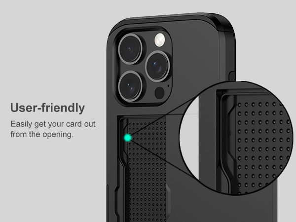 for iphone 16 pro card holder case