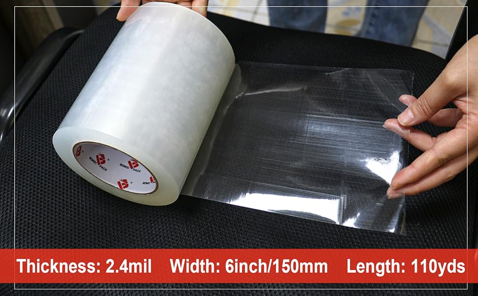 6 inch Heavy Duty Clear Packaging Tape