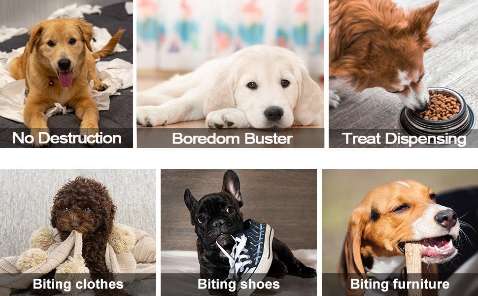 dog boredom buster toy dog treat puzzle toy to keep them busy
