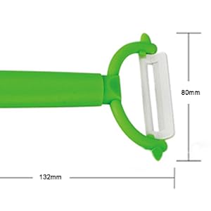 Zittop 2PCS Ceramic Blade Vegetable Peelers for Fruits