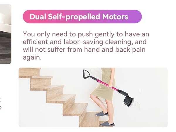 self propelled electric mop electric spin cleaner