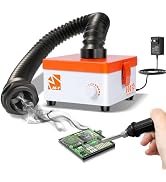 Solder Fume Extractor, M-T 80W 168m³/h Strong Suction Smoke Absorber with Carbon or HEPA Filter,3...