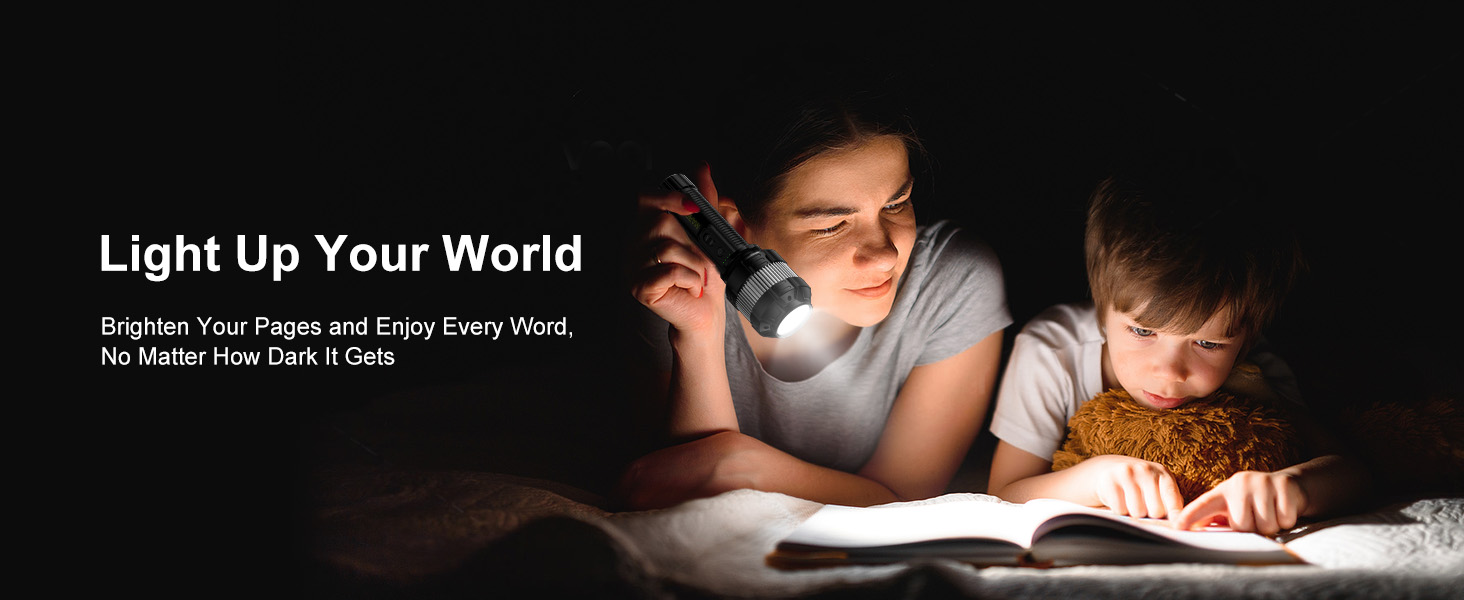 High-Lumen LED Flashlight for Emergency