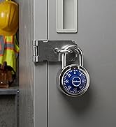 Padlock on locker