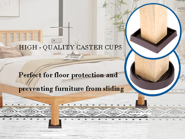 furniture leg floor protectors bed stoppers to prevent sliding rubber furniture pads non slip