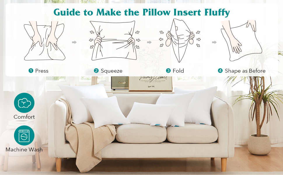 throw pillow inserts