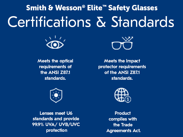 Smith & Wesson Elite Safety Glasses