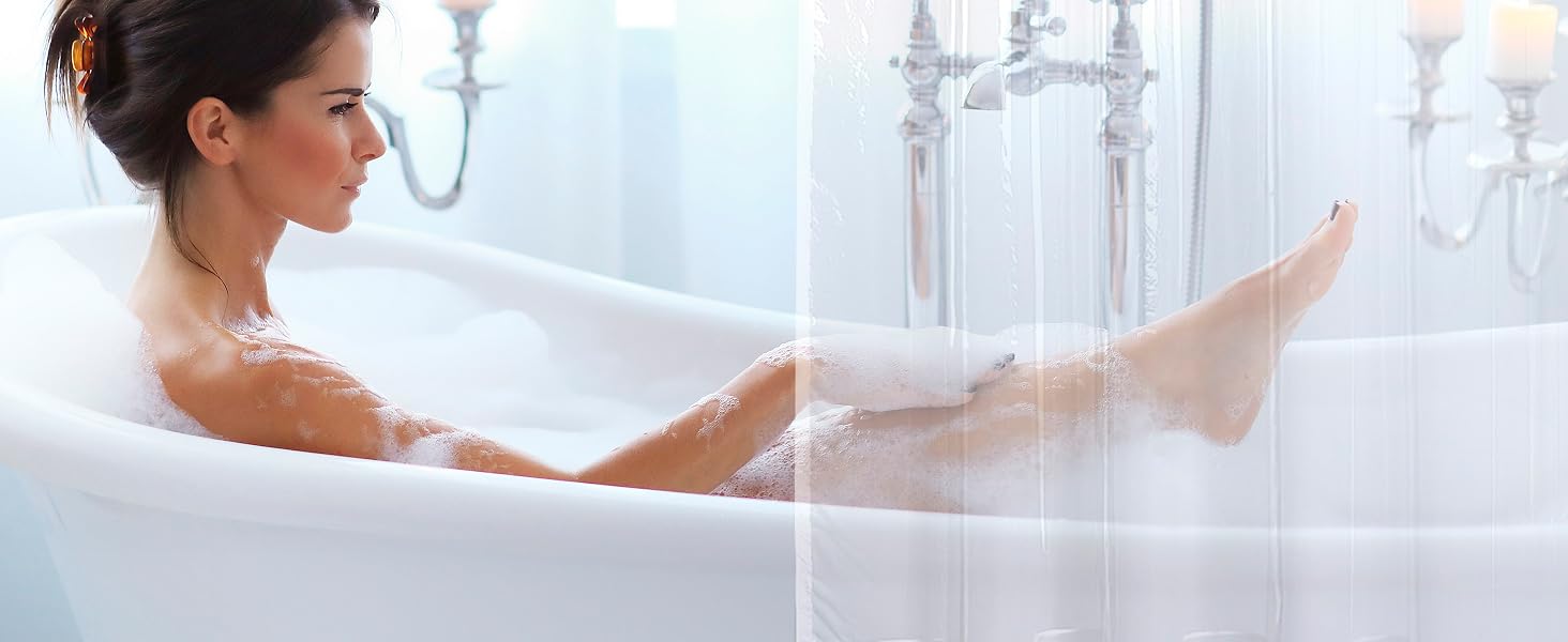 shower frosted curtain clear vinyl liner ahower shpwer shiwer showwr showers cutain curtqin curtainn