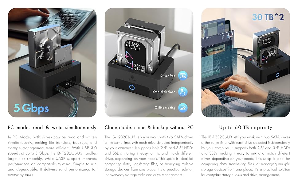 USB 3.0 to SATA cloner