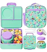 Fimibuke Bento lunch Box Set for Kids Adult with 8oz Insulated Food Jar, Lunch Bag & Sauce Cup, L...