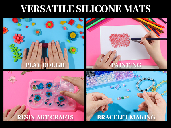 Versatitle Silicone Mats for Crafts