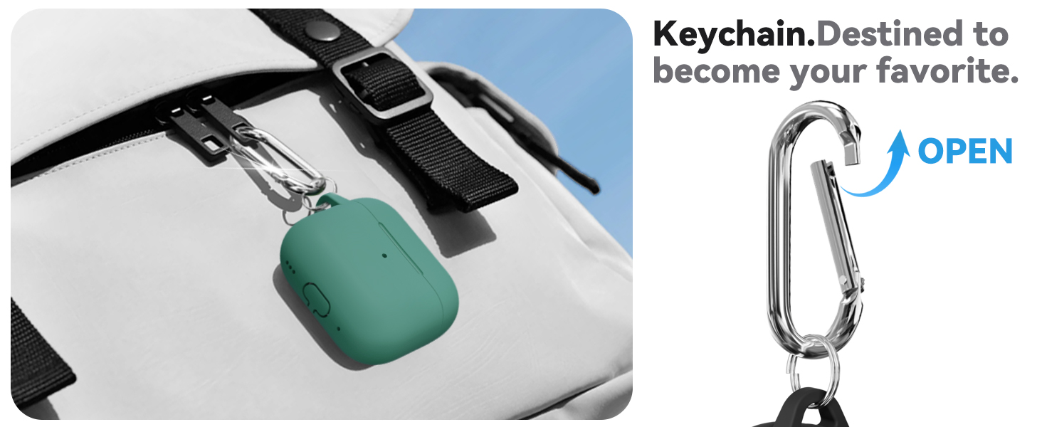 AirPods Pro 3 Case Accessories with Keychain