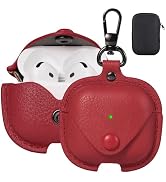 Maxjoy for AirPods 4 Case Leather, for AirPods 4th Generation Case Cover Leather AirPod Gen 4 Pro...