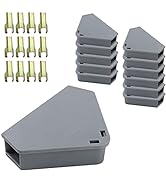 Mouse Station with Keys Grey 12 Pack, Key Required Mouse Stations, Mice Stations, Keeps Children ...