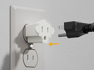 2 plug outlet adapter