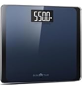 RunStar 550lb Bathroom Digital Scale for Body Weight with Ultra-Wide Platform and Large LCD Displ...
