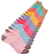 Comfoex Girls Socks Ankle Athletic Socks For Kids 4-6 6-8 8-10 Years Old Short Socks With Cushion...