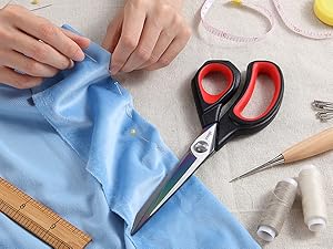H1B Scissors Fabric