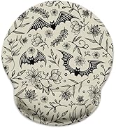 LIMKRIAN Goth Bat Ergonomic Mouse Pad with Wrist Rest, Gaming Mouse Pad with Wrist Support, Funny...