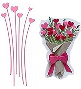 Heart Shape Flower Metal Cutting Die for Card Making Scrapbooking Handmade Paper Crafts Embossing...