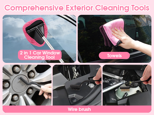 comprehensive exterior cleaning tools