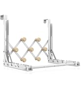 FYY Over The Door Drying Rack for Clothing - Collapsible Folding Over-Door Towel Hanger Multifunc...