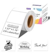 Joatuxul 1.57"×1.18" Thermal Label Stickers Purple, Thermal Printer Sticker Labels for Gift Wrapp...