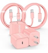 DGVERS Fast Charger for iPhone 17 16 15 Charger Fast Charging, 6+10ft USBC to USBC Cable Cord &20...