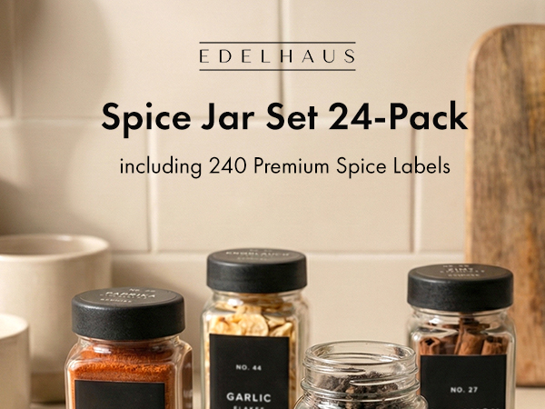 Edelahus spice jars set