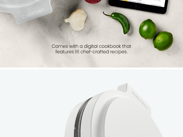 Comes with the digital cookbook