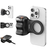 TELESIN Fun Shot Magnetic Phone Camera DSLR Style Shutter Grip for Magsafe iPhone & Android with ...