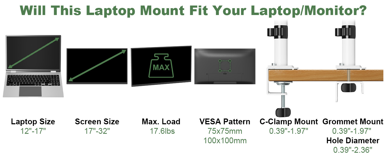 laptop clamp mount