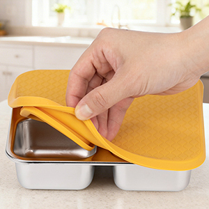 Stainless Steel Snack Containers with Lids