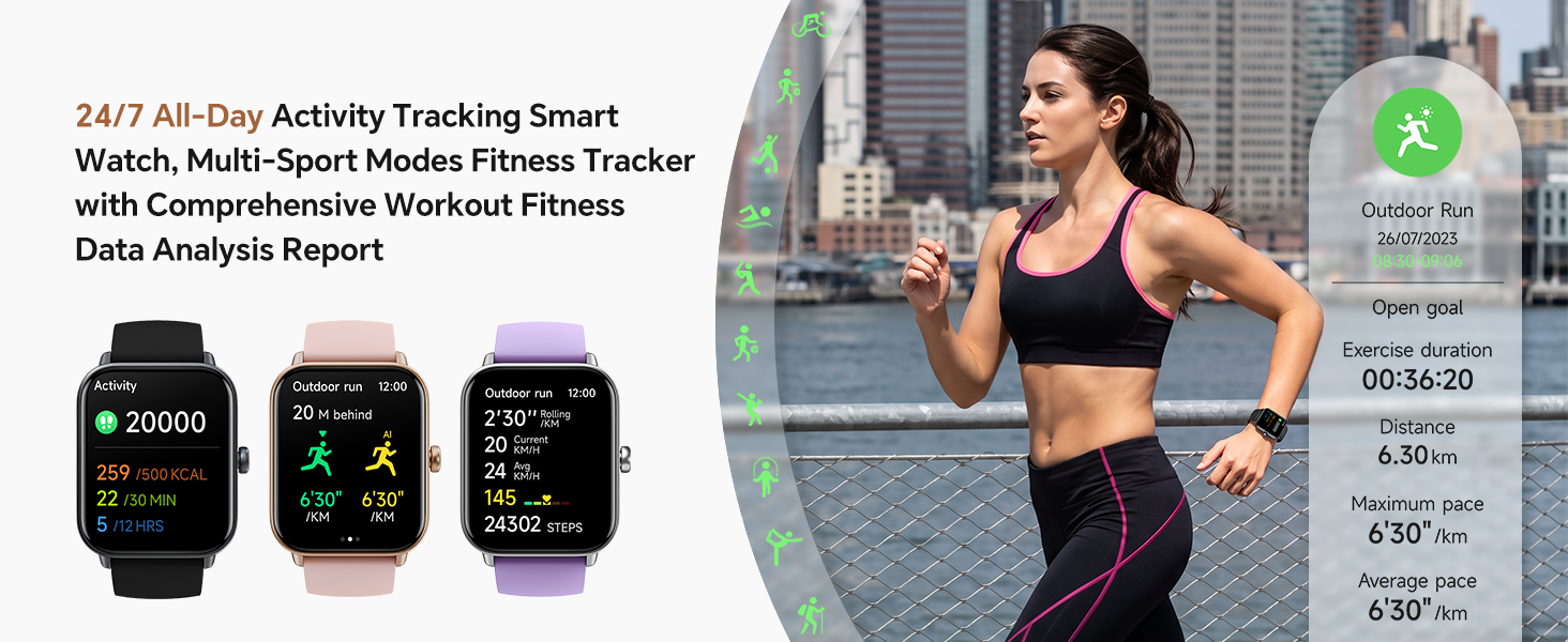 Fitness Watch for Women and Men