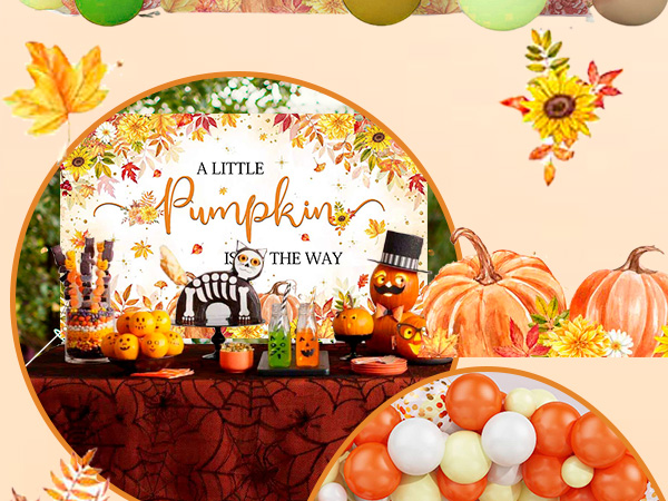 fall baby shower banner