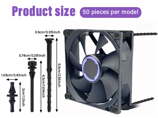 Soft Silicone Case Fan Mounting