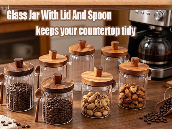 Glass Food Storage Jars With Lids