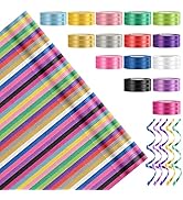 45 Roll 15 Colors Curling Ribbons for Crafts Bows Present Wrapping Florist Wedding Party Festival...