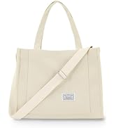 UERRUAM Corduroy Tote Bag for Women Work Crossbody Purse for Everyday,College,Travel,Lightweight ...