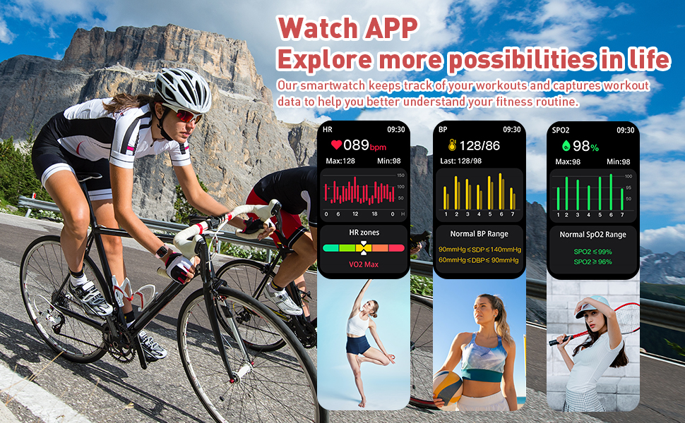 Fitness Tracker Watches for Android/iOS Phones