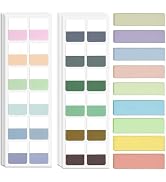 Potanro Small Sticky Notes Colourful Book Tabs Small Self Stick Pad for Office 1140 PCS Annotatio...