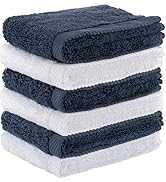 Mother-Earth Cotton Washcloths, Soft Face Towels, Absorbent Wash Cloths for Sensitive Skin
