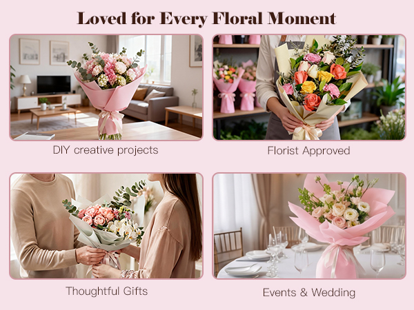 Floral Bouquet Wrapping Paper