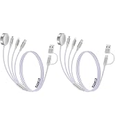 2 Pack Charging Cable for Apple Watch Charger/Samsung/iPhone Charger,Car/Office/Camping/Travel Es...