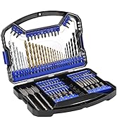 COMOWARE Drill Driver Bit Set, 101 Pcs Drill Bit Set for Drill Driver, Power Drill Bit Set for Wo...
