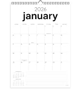 Wall Calendar 2026-2027, 18 Months, Runs from January 2026 to June 2027, 17" x 12" Large Wall Cal...