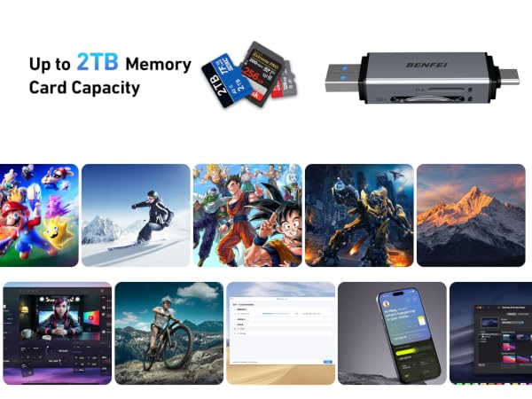 BENFEI Card Reader