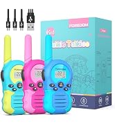 FOREDOM Rechargeable Walkie Talkies for Kids Walkie Talkies Long Range for Boy & Girl Age 3 to 12...